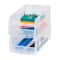 Bac empilable en plastique transparent d'IRIS, petit